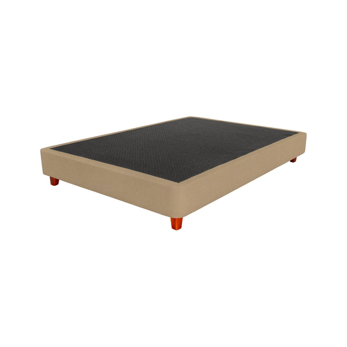 Sommier Dreamura Nara Taupe 200x180 Pés Retangulares Madeira Verniz-Dreamura-Home Story