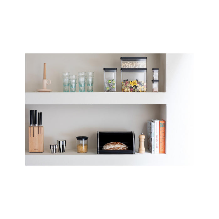 Caixa de Pão com tampa deslizante em Inox-Brabantia-Home Story