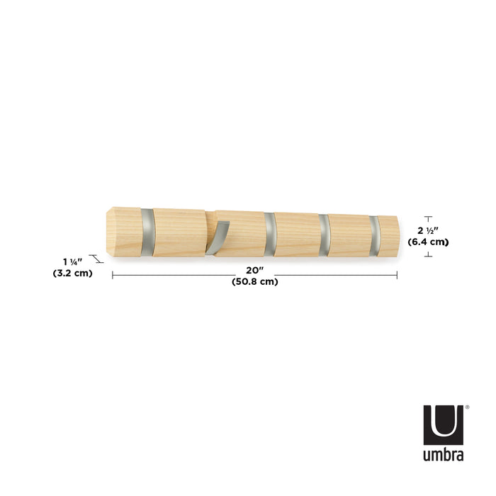Bengaleiro de parede Flip Natural Umbra Home Story