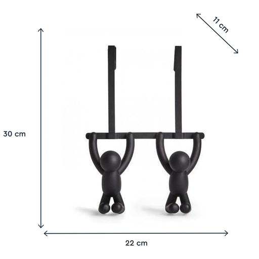 Cabide Porta Buddy Preto-Umbra-Home Story