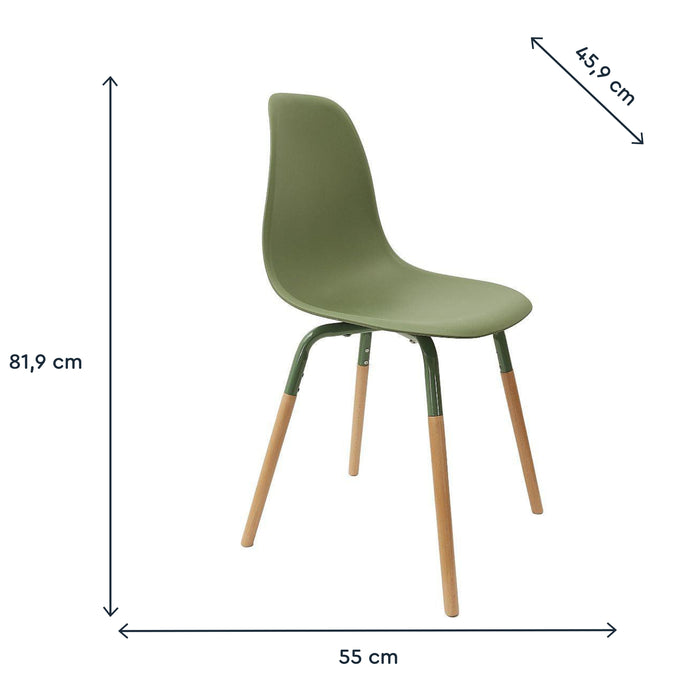 Cadeira Escandinava Verde-Exclusivo-Home Story