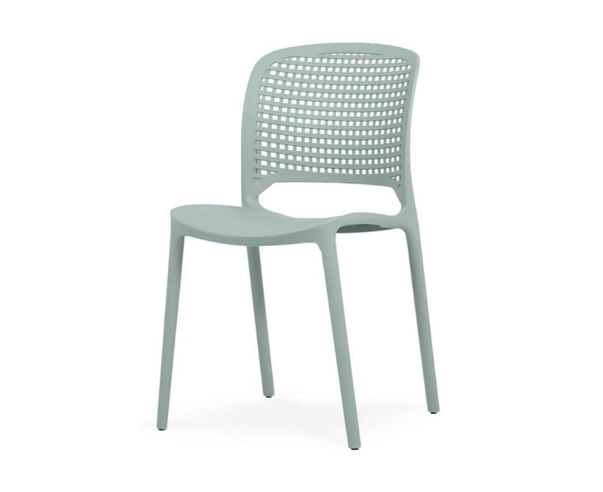 Cadeira Plástico Azul Kasa