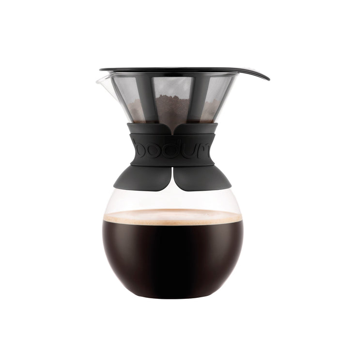 Cafeteira Vidro com Filtro e Manga Plástico 1L Pour Over Bodum