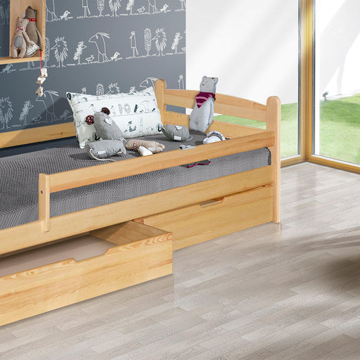 Cama Com 2 Gavetas Pinho Exclusivo Home Story