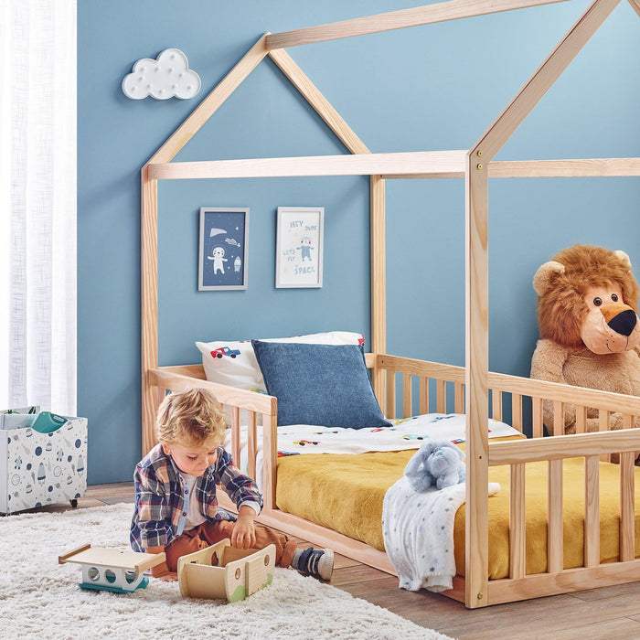 Cama Tenda Madeira Montessori-Happy Bear-Home Story