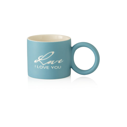 Caneca 350ml Love Azul Claro-Kasa-Home Story