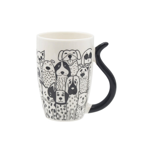 Caneca 380ml Cães Cauda-Kasa-Home Story