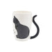 Caneca 380ml Gato Preto Cauda-Kasa-Home Story