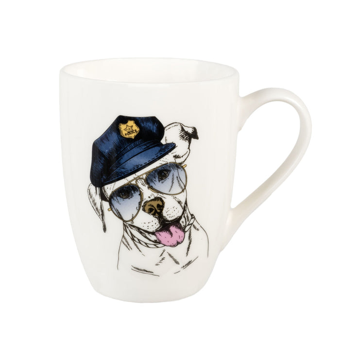 Caneca Dog 340Ml Branca Kasa Home Story