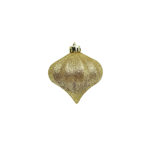 Conjunto 6 Ornamentos 6,5Cm Dourado-Kasa-Home Story