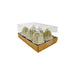 Conjunto 6 Velas Pinhas Douradas-Kasa-Home Story