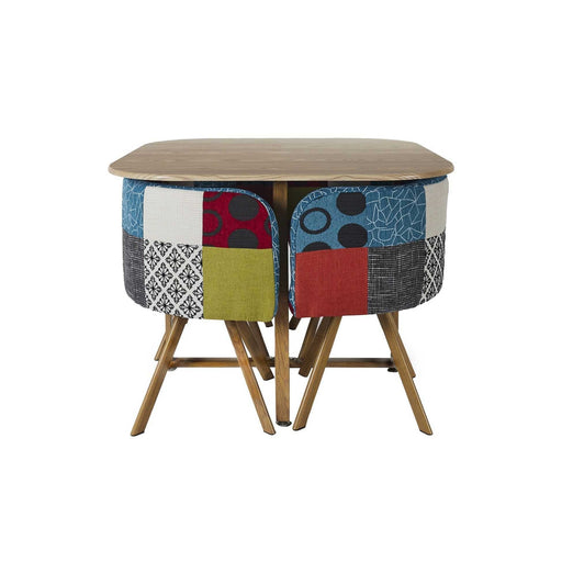 Conjunto De 4 Cadeiras E Mesa Patchwork-Exclusivo-Home Story