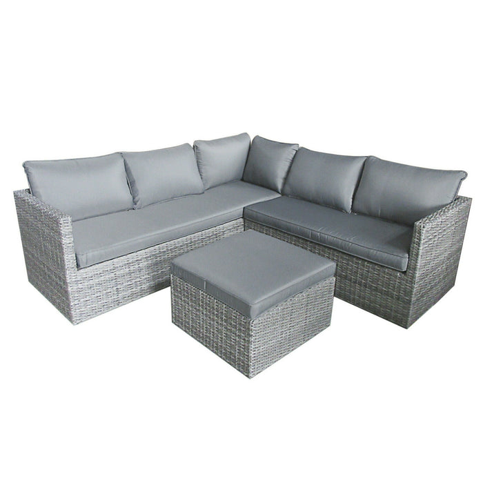 Conjunto Jardim Sofá Mesa Dallas Kasa