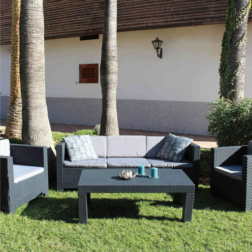 Conjunto Jardim Sofás E Mesa Tropea Kasa