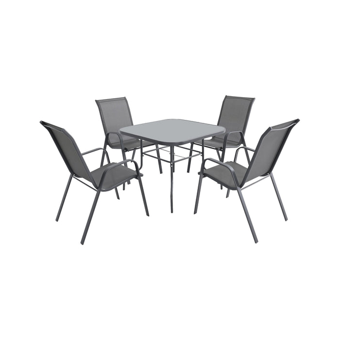 Conjunto de Mesa e 4 Cadeiras Viseu-Kasa-Home Story