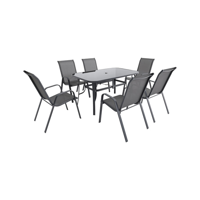 Conjunto de Mesa e 6 Cadeiras Texas III-Kasa-Home Story