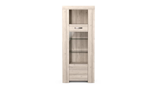 Elemento Cristaleira Melodia Oak Gris Exclusivo Home Story