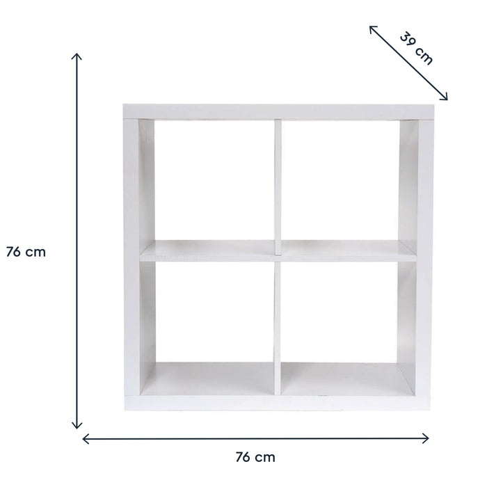 Estante Branca Cubos 2x2-Kasa-Home Story