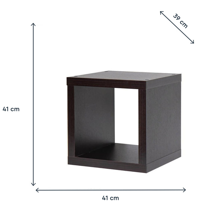 Estante Preta Cubo 1x1-Kasa-Home Story