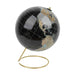 Globo 26cm Preto Pé Dourado-Kasa-Home Story