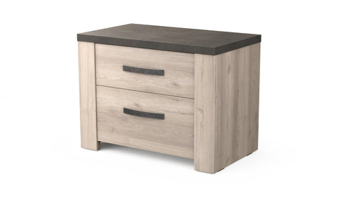 Mesa Cabeceira Melodia Oak Gris Exclusivo