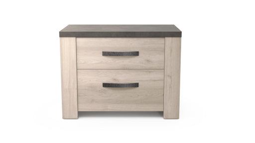 Mesa Cabeceira Melodia Oak Gris Exclusivo Home Story