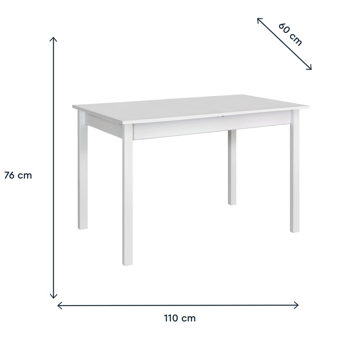 Mesa Jantar Fixa 110x60-Exclusivo-Home Story