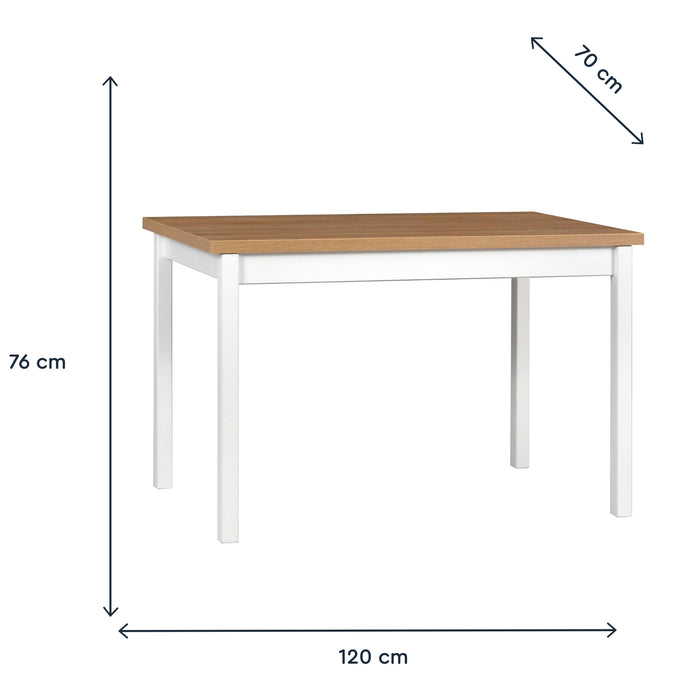 Mesa Jantar Fixa 120x70-Exclusivo-Home Story