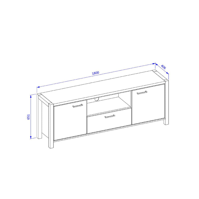 Móvel de TV Clave 180cm-Exclusivo-Home Story