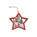 Ornamento Madeira 12Cm Estrela-Kasa-Home Story