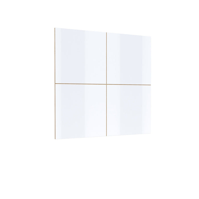 Painel 4 Quadrados Celine Branco-Exclusivo-Home Story