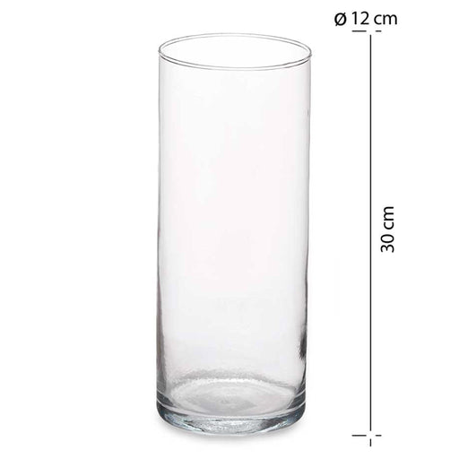 Vaso Vidro Cilindrico 12cm-Exclusivo-Home Story