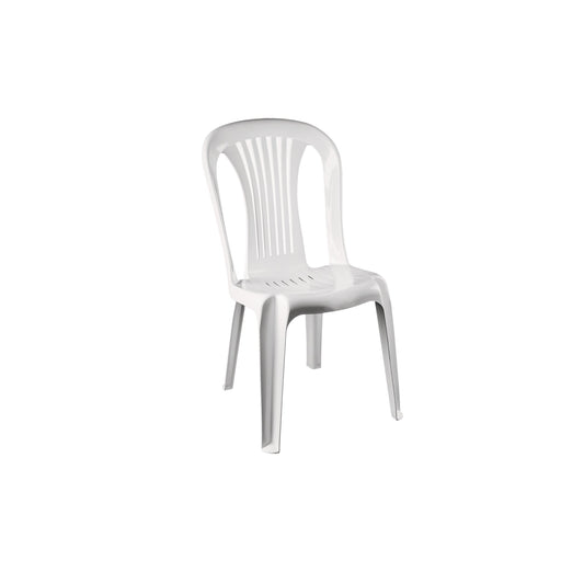 Cadeira De Resina Sem Braços Branca Lagos Exclusivo
