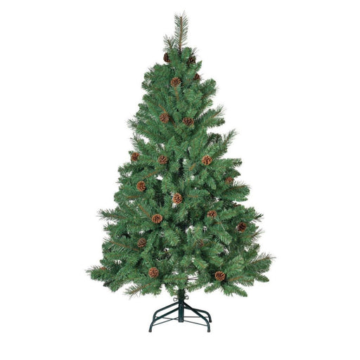 Árvore Natal com Pinhas Nº2 150cm Verde Premium Kasa