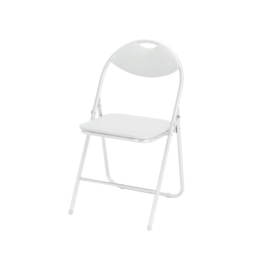 Cadeira Dobrável Metal Branca Kasa
